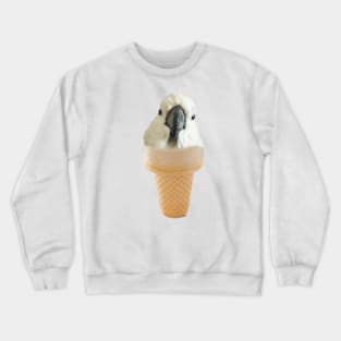 Ice Cream Cockatoo Word Games: I SCREAM vs ICE CREAM Crewneck Sweatshirt